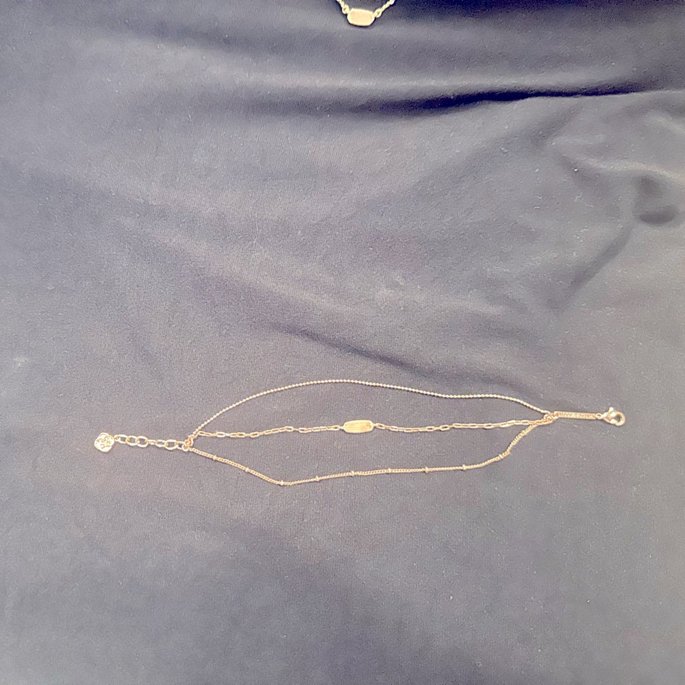 Kendra Scott Rose Gold 3 strand Bracelet